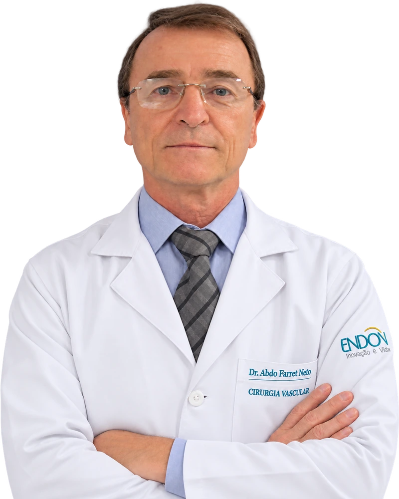 Dr. Abdo Farret Neto, angiologista, cirurgião vascular e angiorradiologista